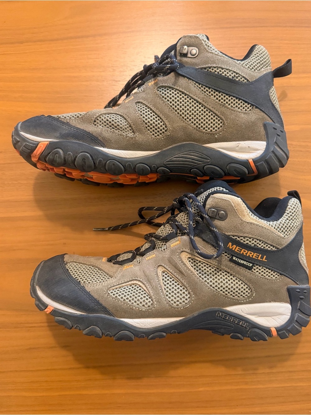 Merrell Yokota 2 Mid Waterproof Olive Men’s EUC Lace Size 11 J135437
